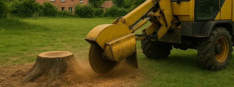 dessouchage machine professionnelle à Franconville